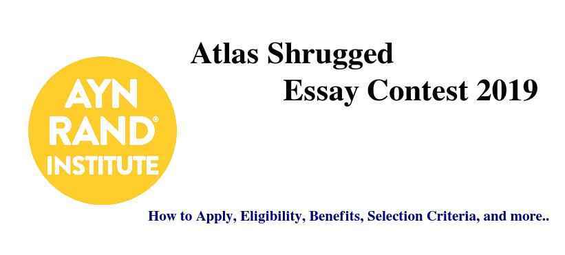 what is atlas shrugged essay contest scholarship