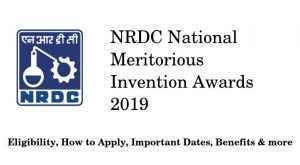 NRDC National Meritorious Invention Awards