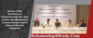 Mahatma Gandhi National Fellowship (MGNF) Program 2019-20