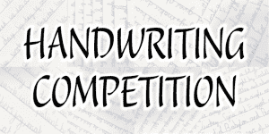 World Handwriting Contest 2020