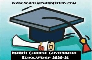 MHRD Chinese Government Scholarship 2020