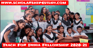 Teach For India Fellowship 2020 