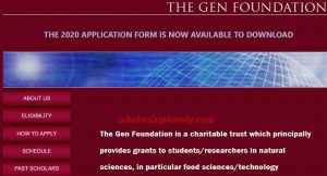 Gen Foundation Grant 2020