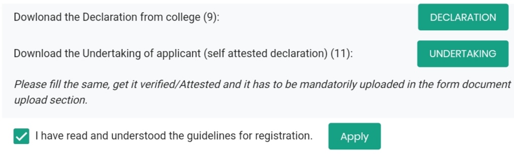 eligibility criteria and download following